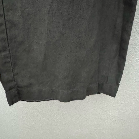 Eileen Fisher 100% Linen Wide Leg Pants Gray Size 16 - Picture 4 of 10